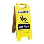 TruForce® "WET FLOOR" Safety Sign, English